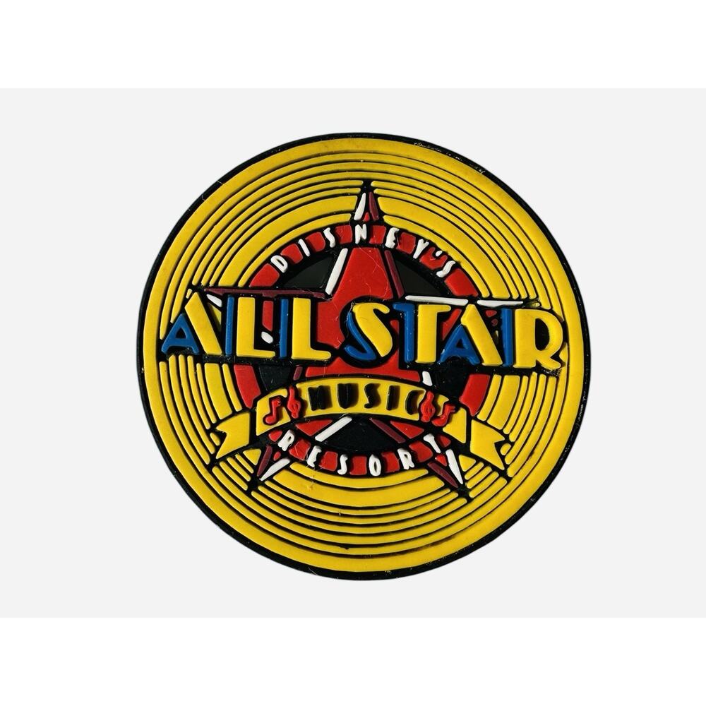 Disney's All Star Music Resort Magnet Vinyl Record Walt Disney World Vintage